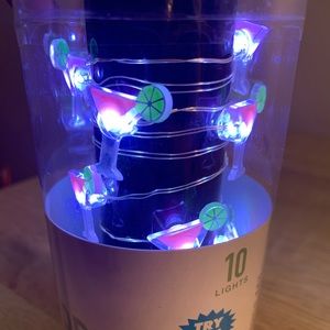 Martini glass wire lights